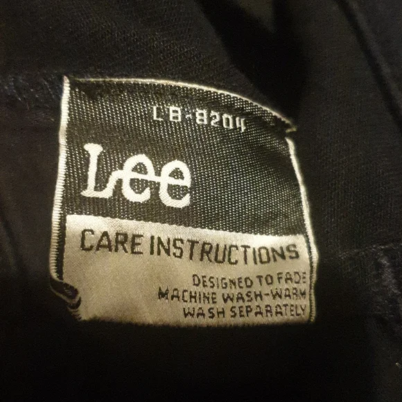 💥3 for $20 LEE dark navy blue skinny leg jeans with ankle zips like new size 8 - Picture 3 of 4